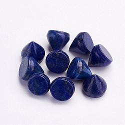 Natural Lapis Lazuli Cabochons, Cone, 10x10mm(G-P287-C02)