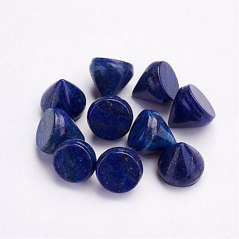 Natural Lapis Lazuli Cabochons, Cone, 10x10mm