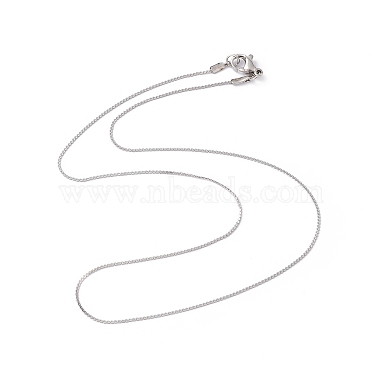 304 Stainless Steel Serpentine Chain Necklace for Men Women(NJEW-G076-01A-P)-2