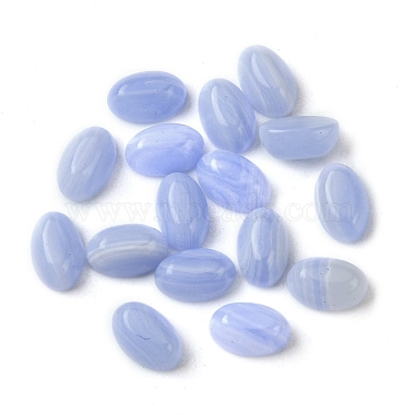Oval Blue Lace Agate Cabochons