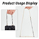 Elite Aluminum Curb Chain Bag Shoulder Straps(FIND-PH0010-39P)-3