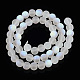 Transparent Frosted Glass Beads Strands(GLAA-T032-T8mm-MBB13)-2