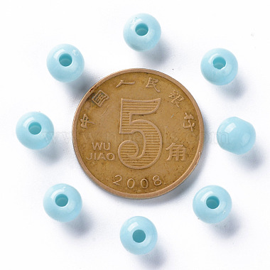 Opaque Acrylic Beads(X-MACR-S370-C6mm-A07)-3