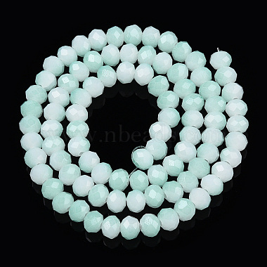 brins de perles de verre imitation jade bicolores(GLAA-T033-01B-04)-2