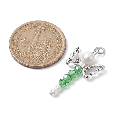 pendentifs en perles de verre et de coquillages(PALLOY-JF02555)-2