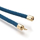 Nylon Twisted Cord Bracelet Making(MAK-M025-124)-2