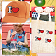 12Pcs Heart with Letter I Pattern Polyester Embroidery Iron on Applique Patch(PATC-FG0001-63)-6