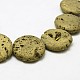 Electroplated Natural Druzy Geode Crystal Beads Strands(G-N0251-30mm-07)-3