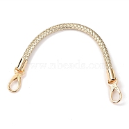 PU Leather Bag Strap, with Alloy Swivel Clasps, Bag Replacement Accessories, Lemon Chiffon, 41.5x1cm(FIND-G010-C09)