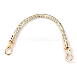 PU Leather Bag Strap, with Alloy Swivel Clasps, Bag Replacement Accessories, Lemon Chiffon, 41.5x1cm(FIND-G010-C09)