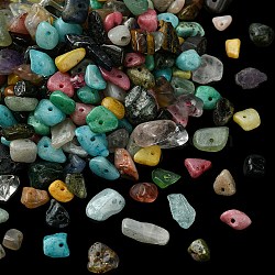 1 Strand Mixed Gemstone Chip Beads Strands, 5~8x5~8mm, Hole: 1mm(G-FS0005-78)