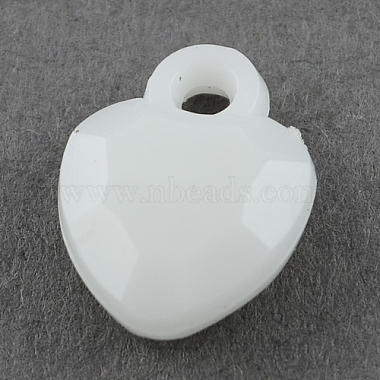 Breloques de cœur en acrylique opaque(SACR-R795-M)-2