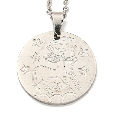 Sagittarius 304 Stainless Steel Necklaces