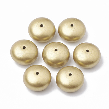 18mm Goldenrod Rondelle Acrylic Beads