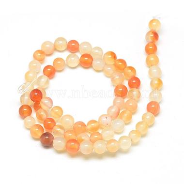 Chapelets de perles en cornaline naturelle(G-Q462-6mm-45)-2