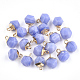 Natural White Jade Charms(X-G-S344-08C)-1