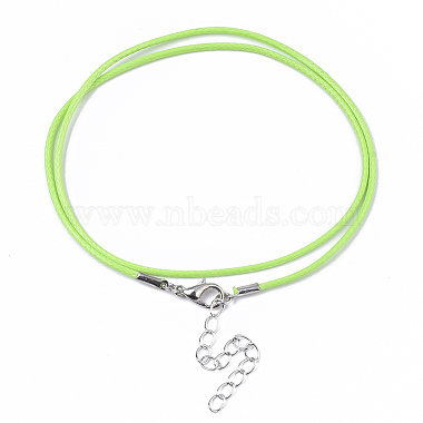 algodón encerado el collar del cordón(MAK-S032-1.5mm-B05)-3