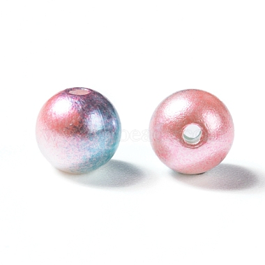 Rainbow ABS Plastic Imitation Pearl Beads(OACR-Q174-4mm-M)-2