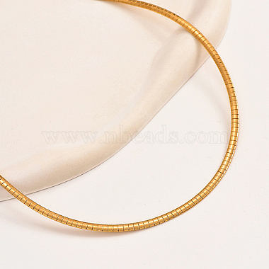 Halskette mit Kragen aus Edelstahl(QV1917-4)-3