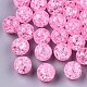 Transparent Crackle Acrylic Round Beads Strands(X-CCG-R002-12mm-05)-3