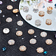 WADORN 20Pcs 2 Colors Zinc Alloy Rhinestone Jewelry Snap Buttons(FIND-WR0010-40)-5