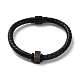 Leather Braided Round Cord Bracelet(BJEW-F460-04EB)-1