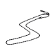 304 Stainless Steel Ball Chain Necklace for Men Women(NJEW-K245-017C)-1