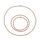 6 шт. 3 стиля 304 комплекты для изготовления ювелирных изделий из нержавеющей стали с кабельной цепью(MAK-LS0001-01RG)-1