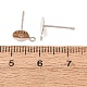 Brass Stud Earring Findings(KK-K225-02A-P)-3