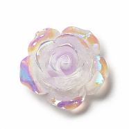 Luminous Resin Cabochons, AB Color, Flower, Thistle, 30.5x30.5x11mm(CRES-D005-C06)