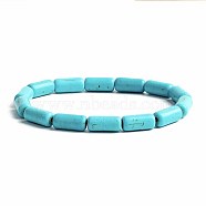 Turquoise Bracelet with Elastic Rope Bracelet, Male and Female Lovers Best Friend(DZ7554-14)
