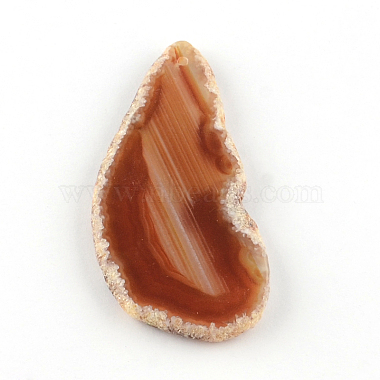 Dyed Mixed Shape Natural Agate Gemstone Big Pendants(G-R300-03)-3