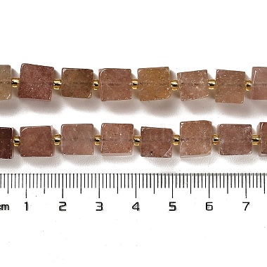 Natural Strawberry Quartz Beads Strands(G-G053-B04-01)-5
