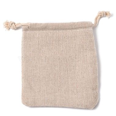 コットンラッピングポーチ巾着袋(ABAG-R011-10x12)-2