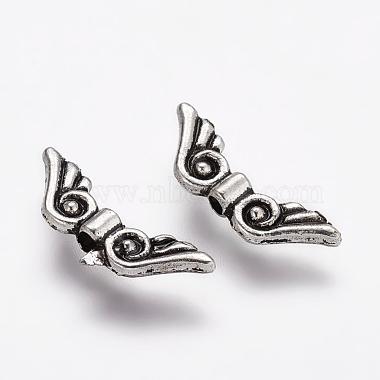 Tibetan Style Alloy Angel Wing Beads(X-TIBEB-4999-AS-NR)-2