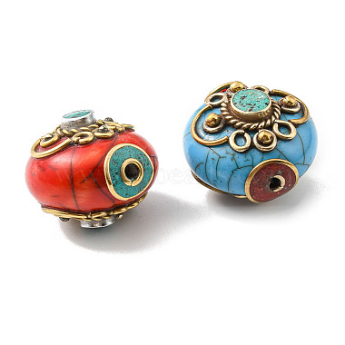 Perles de style tibétain(TIBEB-P001-07)-3