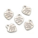 Ideas for Valentines Day Gifts Tibetan Style Alloy Pendants(X-TIBEP-LF0004Y-P)-1