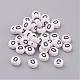 Flat Round with Letter O Acrylic Beads(X-PL37C9070-O)-1