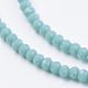 Chapelets de perle en verre opaque de couleur unie(GLAA-F076-A04)-3