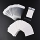 100Pcs Rectangle Paper One Pair Earring Display Cards with Hanging Hole(CDIS-YW0001-02B)-1