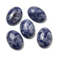 Natural Blue Spot Jasper Cabochons, Oval, 18x13x5~5.5mm(G-C115-01A-36)