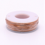 Matte Round Aluminum Wire, with Spool, Dark Salmon, 20 Gauge, 0.8mm, 36m/roll(X-AW-G001-M-0.8mm-04)