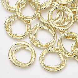 Alloy Pendants, Ring, Light Gold, 22x23x3mm(X-PALLOY-S125-006)