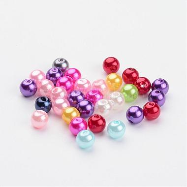 Mixed Acrylic Pearl Round Beads For DIY Jewelry and Bracelets(X-PACR-6D-M)-2
