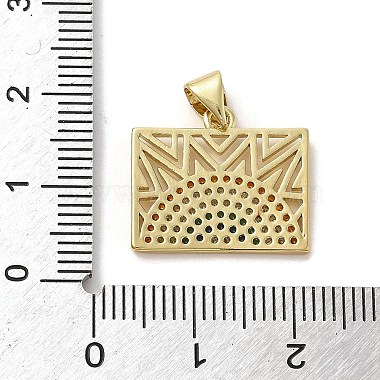 micro cuivres ouvrent pendentifs de zircons(KK-E091-09G)-3