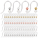 80Pcs 4 Colors Eco-Friendly Plastic Earring Hooks(STAS-SC0004-44)-1