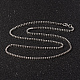 201 Stainless Steel Box Chain Necklaces(X-NJEW-O096-07)-2