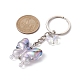 Glass & Acrylic Butterfly Keychain(KEYC-JKC00649-02)-3