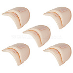 Detachable Sponge Shoulder Pads, for Suit Jacket Dress, Garment Accessories, Blanched Almond, 98~100x130~140x16~17mm(AJEW-WH0459-159)