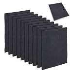 Activated Carbon Filter Cotton Range Hood, Rectagnle, Black, 2700x200x5mm(FIND-WH0816-225)